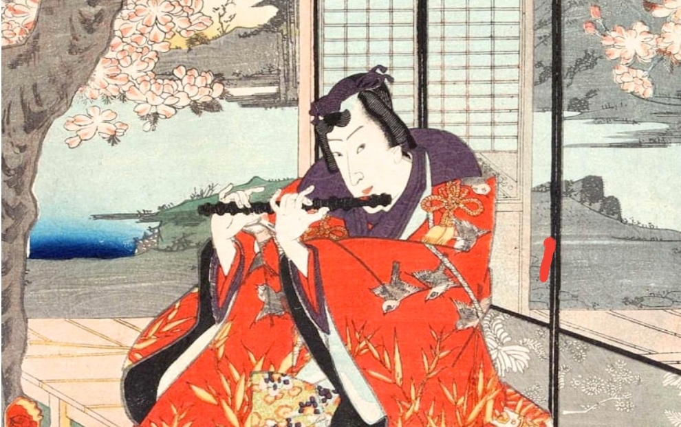 Flute in the art of Japan The Babel Flute
