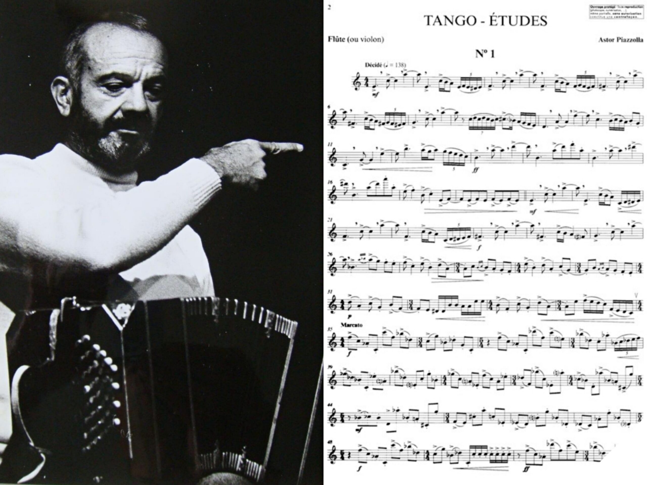 Acerca de las obras de Astor Piazzolla The Babel Flute