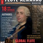 Flute Almanac Winter 2026 magazine cover featuring international flute history, pedagogy, performance, research, and culture.